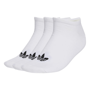JV7398　U LINER SOCKS 3P　WHITE/BLACK　698596-0001