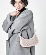 SM CONV HOBO W STONES ビジューピンク