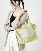 MESH MEDIUM TOTE ライムメッシュ