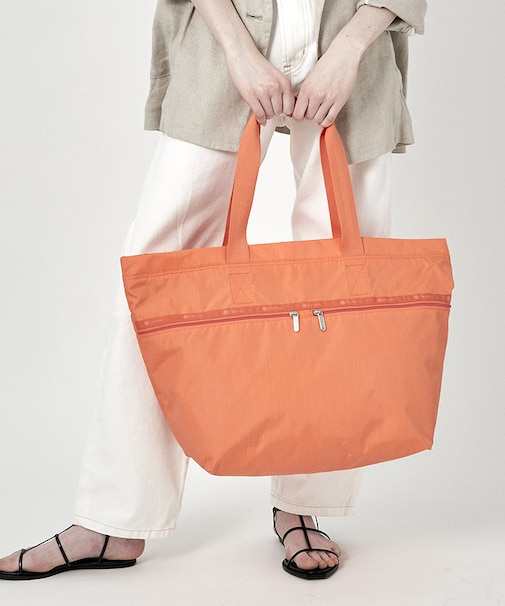 CARLIN ZIP TOP TOTE BAG タンジェリン