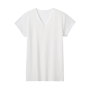 【アセドロン】VネックTシャツ(汗取りパッド付き)(短袖)